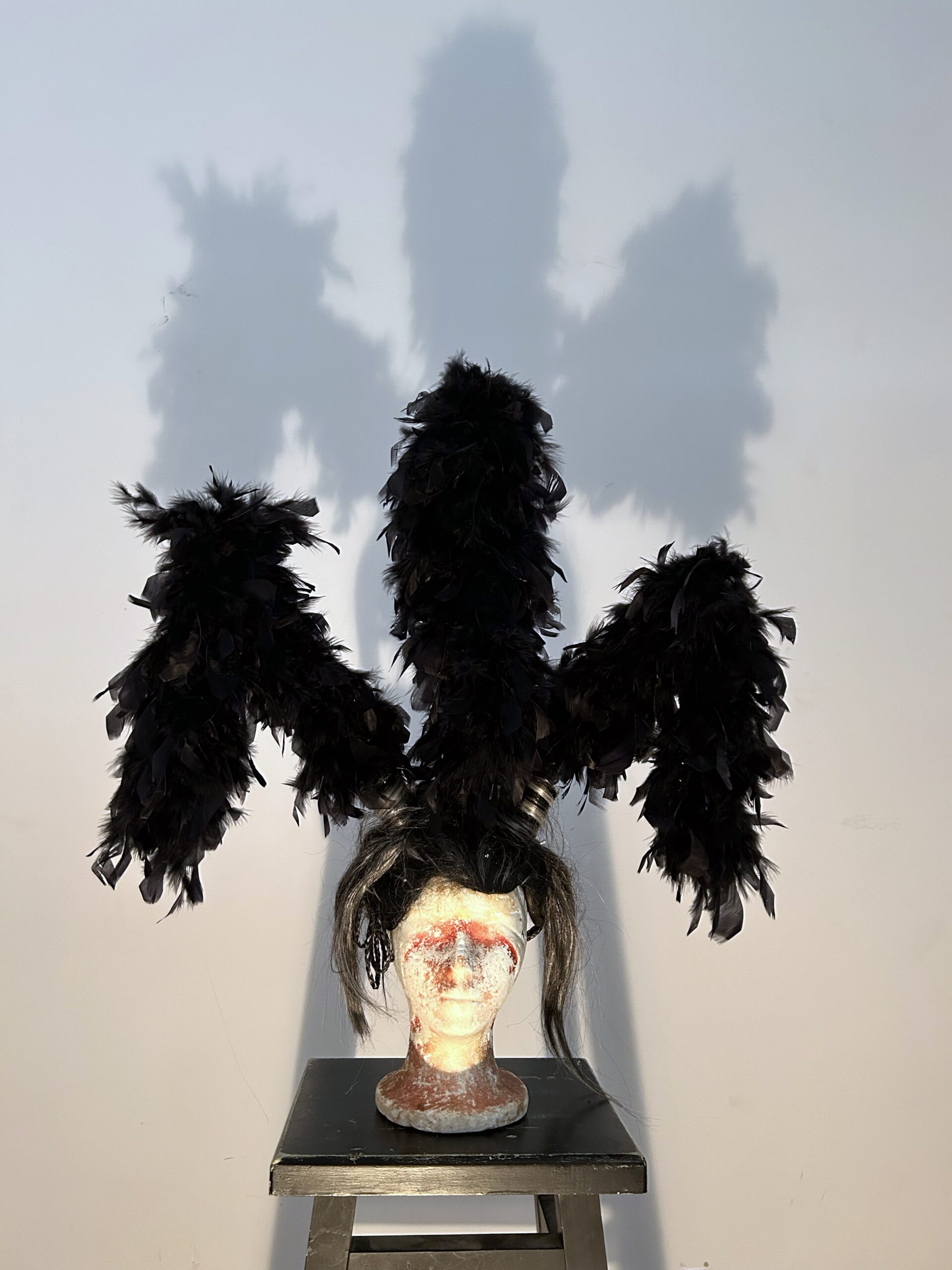 A wig/headdress that Shadowland created for our cabaret performance, Pas Peur (2007).